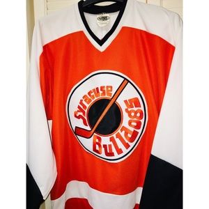 Syracuse Bulldogs Hockey Jersey 1977 Slap Shot